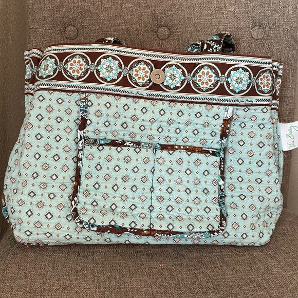 Vera Bradley, Java Blue, Shoulder | Tote Bag - Picture 10 of 14